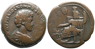 Commodus (caesar, 166-177). Egypt, Alexandria. Æ Drachm