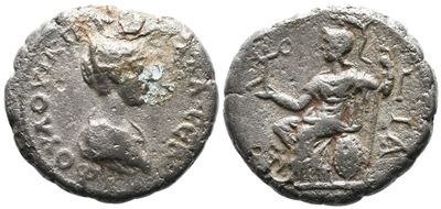 Plautilla (augusta, 202-205). Egypt, Alexandria. Bi Tetradrachm