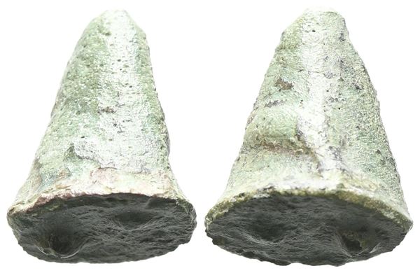 Sicily, Akragas, c. 440-430 BC. Cast Æ Hexas or Dionkion (15mm, 5.49g).