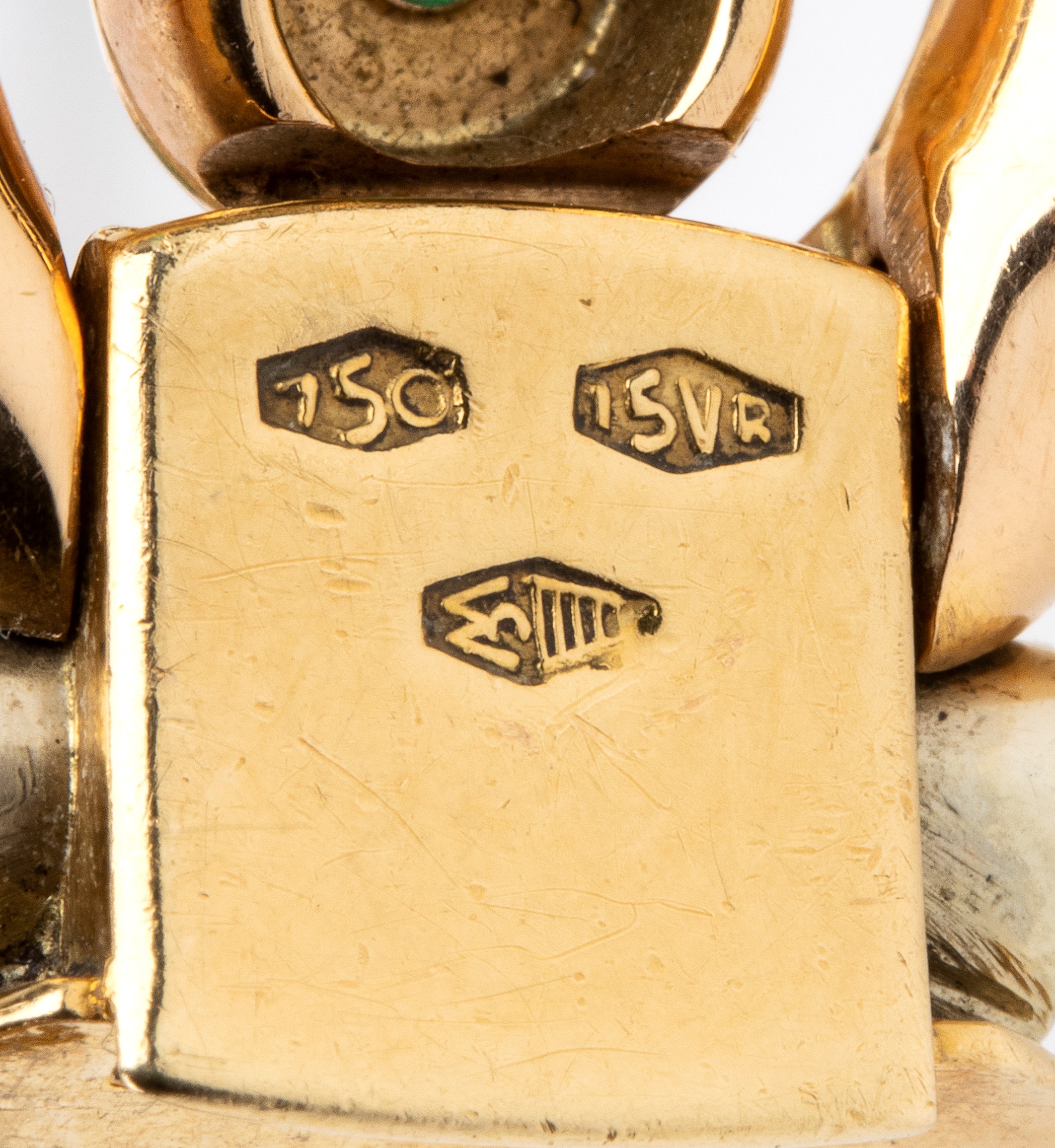 Bracciale in oro e smeraldi