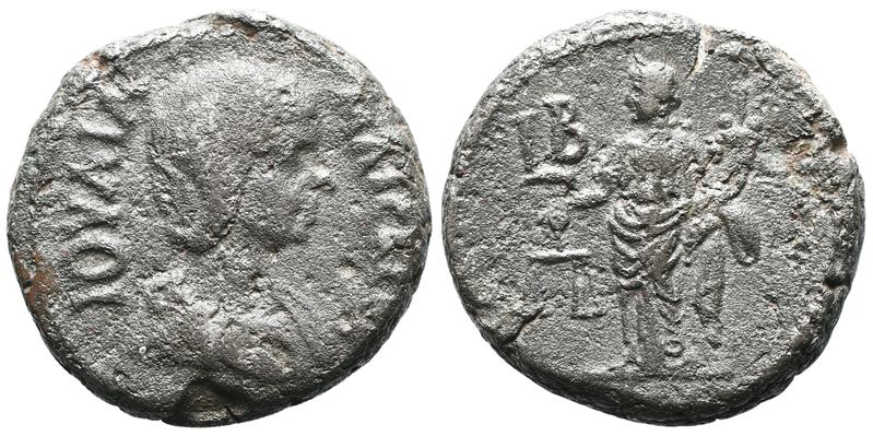 Julia Maesa (augusta, 218-224/5). Egypt, Alexandria. Bi Tetradrachm