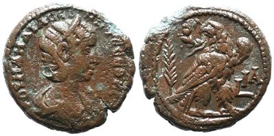 Julia Mamaea (augusta, 222-235). Egypt, Alexandria. Bi Tetradrachm