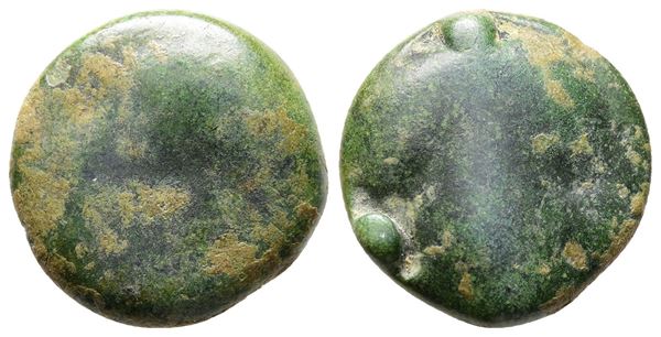 Sicily, Selinos, c. 450-440 BC. Cast Æ Tetras (18mm, 7.12g).