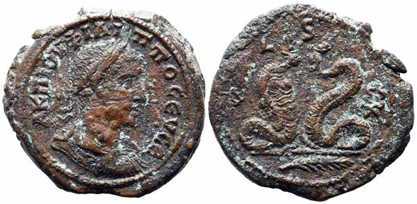 Philip II (247-249). Egypt, Alexandria. Æ Drachm