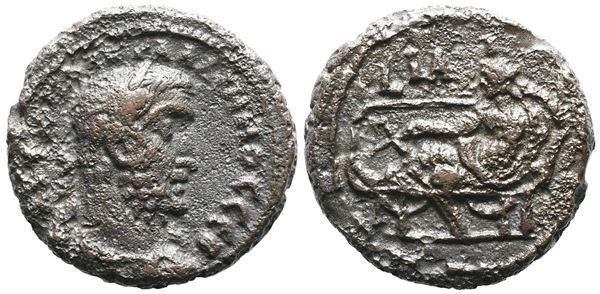 Gallienus (253-268). Egypt, Alexandria. BI Tetradrachm  - Auction GREEK & ROMAN PROVINCIAL COINS AND NUMISMATIC LITERATURE Including a wide selection of Alexandrian Coins from the Dattari Collection - Bertolami Fine Art - Prague