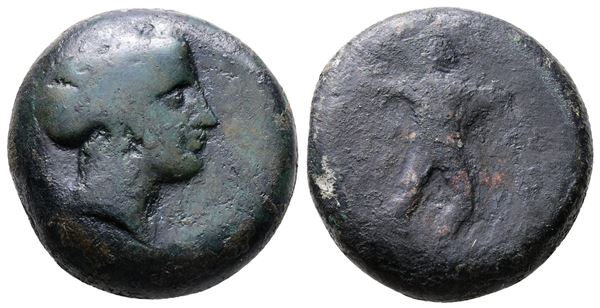 Sicily, Alaisa Archonidea, 339/8-317 BC. Æ (25mm, 17.13g).