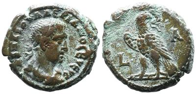 Valerian i (253-260). Egypt, Alexandria. Bi Tetradrachm