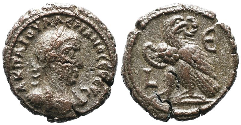 Valerian i (253-260). Egypt, Alexandria. Bi Tetradrachm