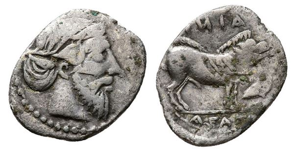 Sicily, Abakainon, c. 420-400 BC. AR Litra (13mm, 0.71g).