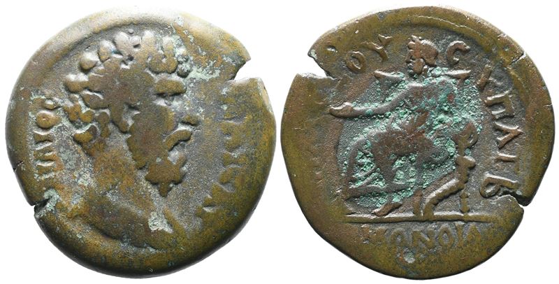 Aelius (Caesar, 136-138). Egypt, Alexandria. Æ Hemidrachm