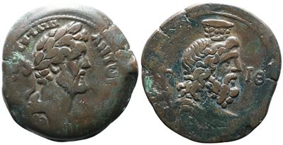Antoninus Pius (138-161). Egypt, Alexandria. Æ Drachm