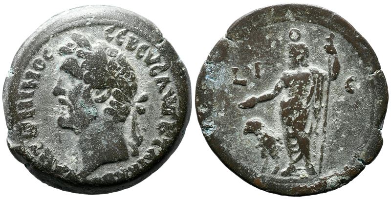 Antoninus Pius (138-161). Egypt, Alexandria. Æ Drachm