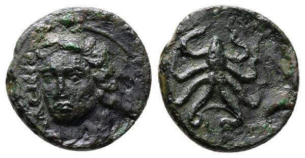 Sicily, Syracuse, c. 415-405 BC. Æ Tetras (15mm, 1.64g).  - Auction Greek, Roman and Byzantine Coins	 - Bertolami Fine Art - Prague