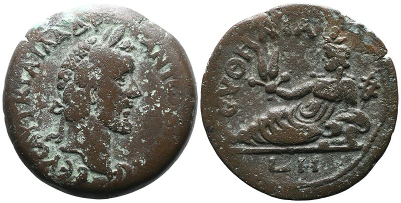 Antoninus Pius (138-161). Egypt, Alexandria. Æ Drachm