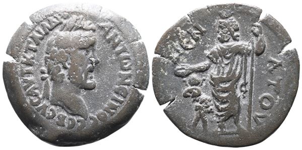 Antoninus Pius (138-161). Egypt, Alexandria. Æ Hemidrachm  - Auction GREEK & ROMAN PROVINCIAL COINS AND NUMISMATIC LITERATURE Including a wide selection of Alexandrian Coins from the Dattari Collection - Bertolami Fine Art - Prague