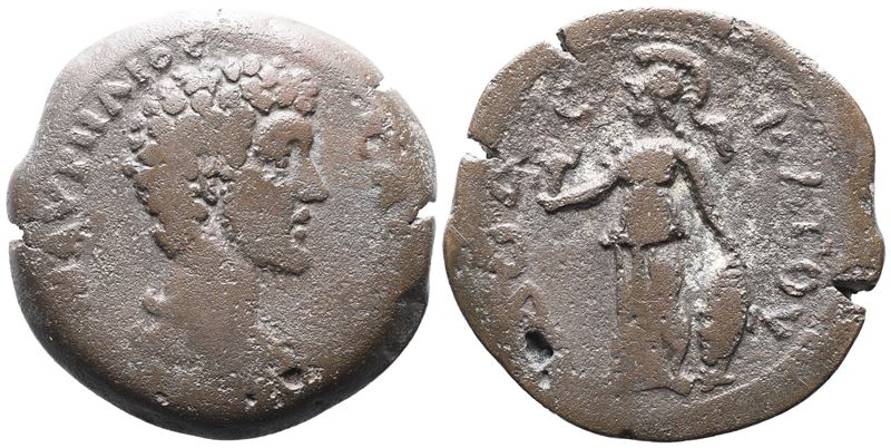 Marcus Aurelius (caesar, 139-161). Egypt, Alexandria. Æ Drachm