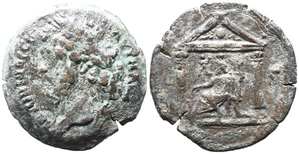 Marcus Aurelius (Caesar, 139-161). Egypt, Alexandria. Æ Drachm