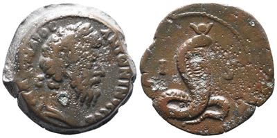 Marcus Aurelius (161-180). Egypt, Alexandria. Æ Hemidrachm