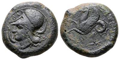 Sicily, Syracuse, 400-390 Bc. Æ Litra (22mm, 9.29g).