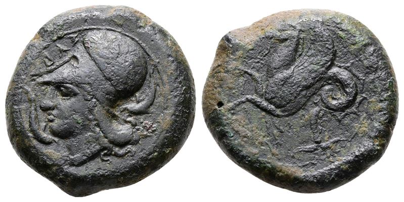 Sicily, Syracuse, 400-390 Bc. Æ Litra (22mm, 9.29g).
