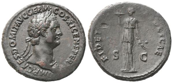 Domitian (81-96), As, Rome, 85; Æ (10,86 g; 28,8 mm; 5 h)