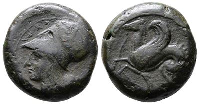 Sicily, Syracuse, 400-390 Bc. Æ Litra (20mm, 7.64g).