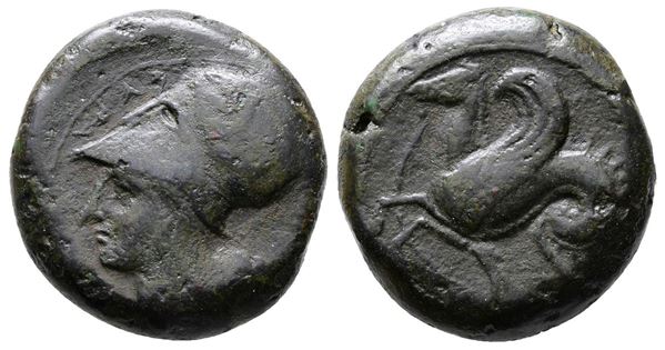 Sicily, Syracuse, 400-390 BC. Æ Litra (20mm, 7.64g).  - Auction Greek, Roman and Byzantine Coins	 - Bertolami Fine Art - Prague