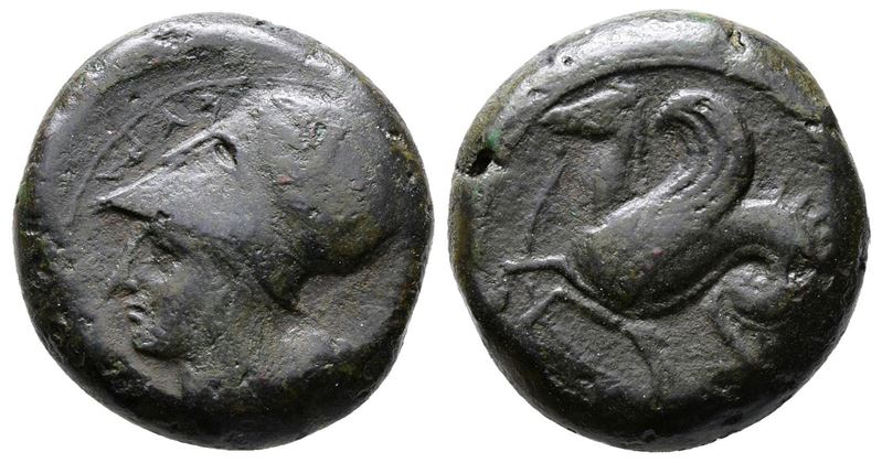 Sicily, Syracuse, 400-390 Bc. Æ Litra (20mm, 7.64g).