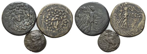 Lot of 3 Æ coins to be catalogued. Lot to be sold as is, no return