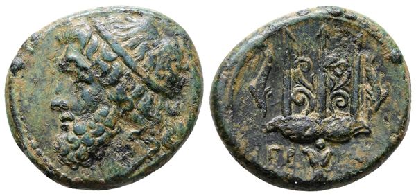 Sicily, Syracuse. Hieron II (275-215 BC). Æ (22mm, 8.66g).