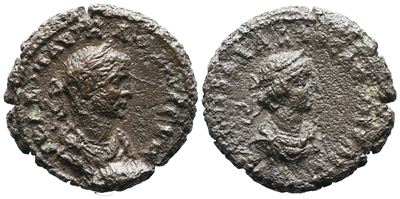 Aurelian And Vaballathus (270-275). Egypt, Alexandria. Bi Tetradrachm