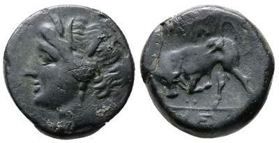 Sicily, Syracuse. Hieron II (275-215 Bc). Æ (17mm, 4.75g)