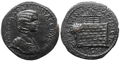 Julia Domna (augusta, 193-217). Pontus, Amaseia. Æ
