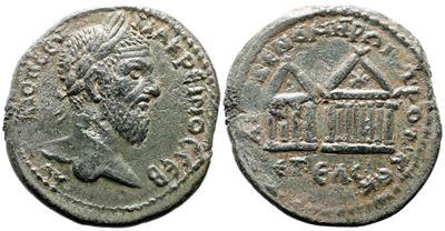 Macrinus (217-218). Cilicia, Anazarbus. Æ