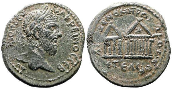 Macrinus (217-218). Cilicia, Anazarbus. Æ