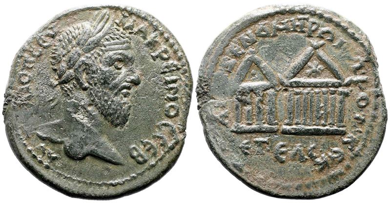 Macrinus (217-218). Cilicia, Anazarbus. Æ