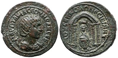 Otacilia Severa (augusta, 244-249). Mesopotamia, Nisibis. Æ