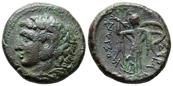 Sicily, Syracuse. Pyrrhos (278-276 BC). Æ (25mm, 10.77g).  - Auction Greek, Roman and Byzantine Coins	 - Bertolami Fine Art - Prague