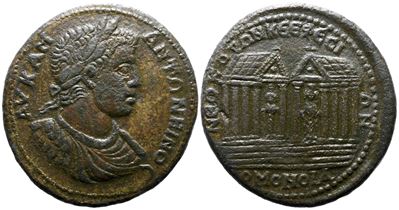 Caracalla (198-217). Ionia, Magnesia Ad Maeandrum, in Alliance With Ephesus. Æ