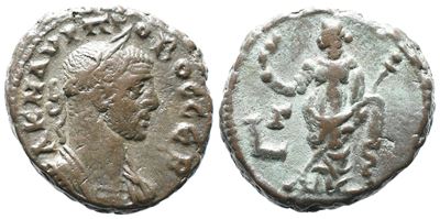 Probus (276-282). Egypt, Alexandria. Bi Tetradrachm