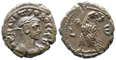 Probus (276-282). Egypt, Alexandria. Bi Tetradrachm
