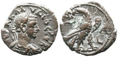 Claudius II (268-270). Egypt, Alexandria. Bi Tetradrachm