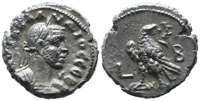Claudius II (268-270). Egypt, Alexandria. Bi Tetradrachm