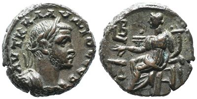 Claudius II, BI Tetradrachm, Alessandria (Egitto), anno 2 (269/270 d.C.)
