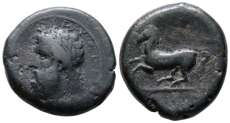 Sicily, Syracuse, C. 339/8-334 Bc. Æ Dilitron (27mm, 17.25g).