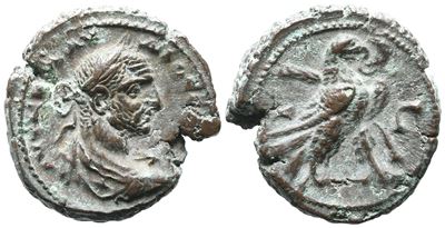 Claudius II (268-270). Egypt, Alexandria. Bi Tetradrachm