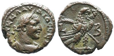 Claudius II (268-270). Egypt, Alexandria. Bi Tetradrachm