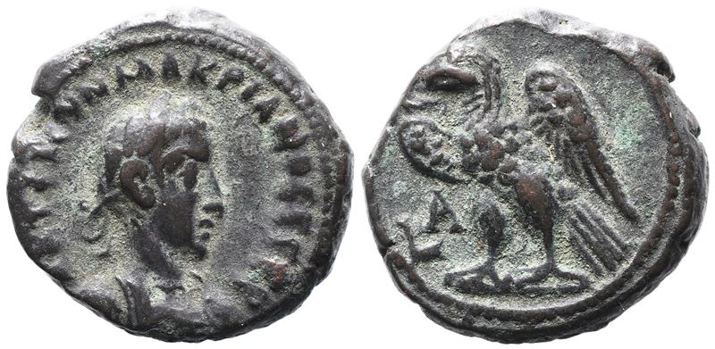 Macrianus (usurper, 260-261). Egypt, Alexandria. Bi Tetradrachm