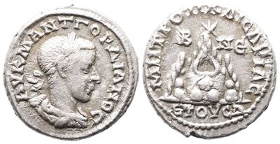 Gordian III (238-244). Cappadocia, Caesarea-eusebia. Ar Drachm