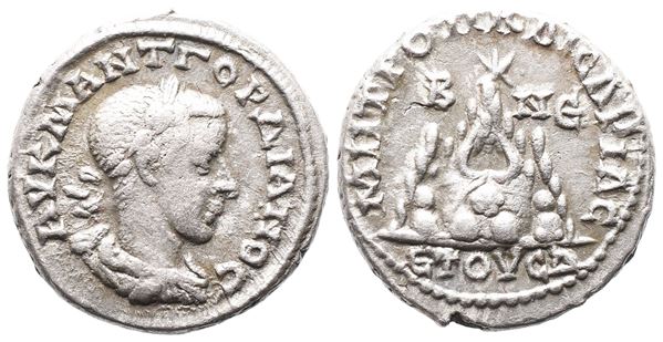 Gordian III (238-244). Cappadocia, Caesarea-Eusebia. AR Drachm